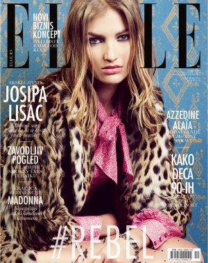 Simona Andrejic Wears Rebellious Style In Elle Serbia October 2013 ...