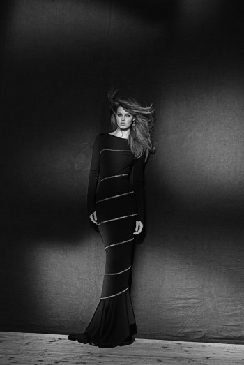 Lindsey Wixson in Azzedine Alaia Retrospective by Peter Lindbergh