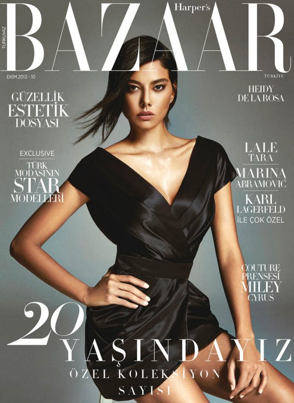 Heidy De la Rosa Stars in Harper's Bazaar Turkey October 2013 by Ergin ...