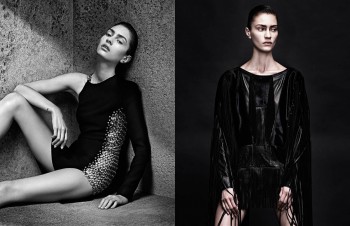 Marine Deleeuw Wears Sleek Style for Sharif Hamza in Interview Germany ...