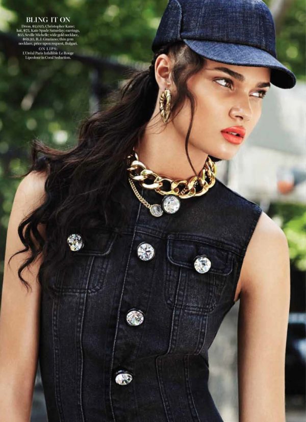 Daniela Braga Wears Denim with Attitude for Marie Claire by Aingeru ...