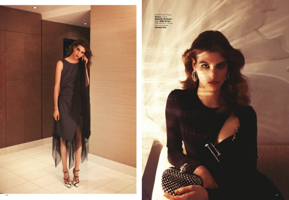 Manon Leloup Poses for Harper's Bazaar Turkey December 2013 – Fashion ...