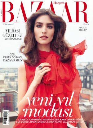 Manon Leloup Poses for Harper's Bazaar Turkey December 2013 – Fashion ...