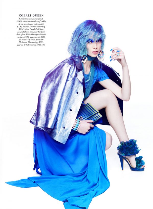 Simon Lekias Captures Rainbow Fashion for Harper's Bazaar Australia ...