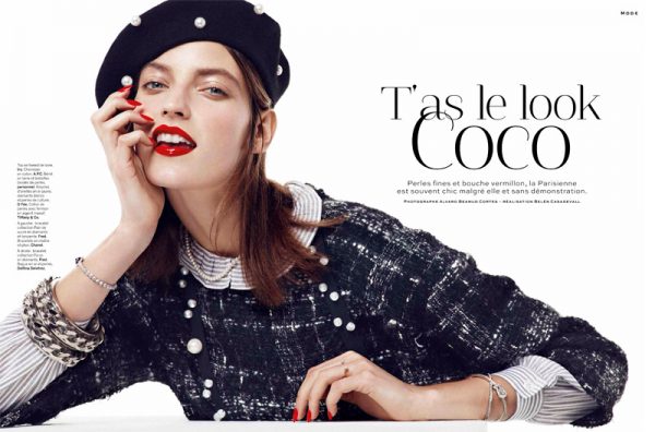 Marikka Juhler is Chanel Chic for Alvaro Beamud Cortes in Stylist #27 ...