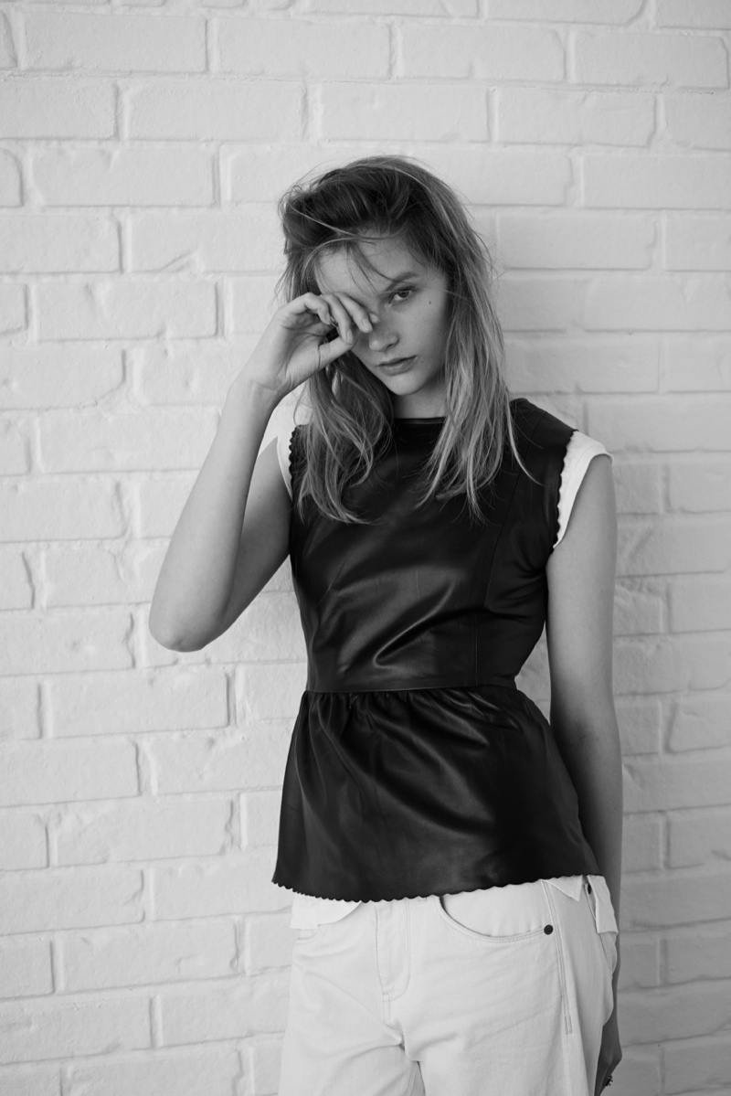 Sara Blomqvist Models Madewell, Shot by Eric Guillemain – Fashion Gone ...