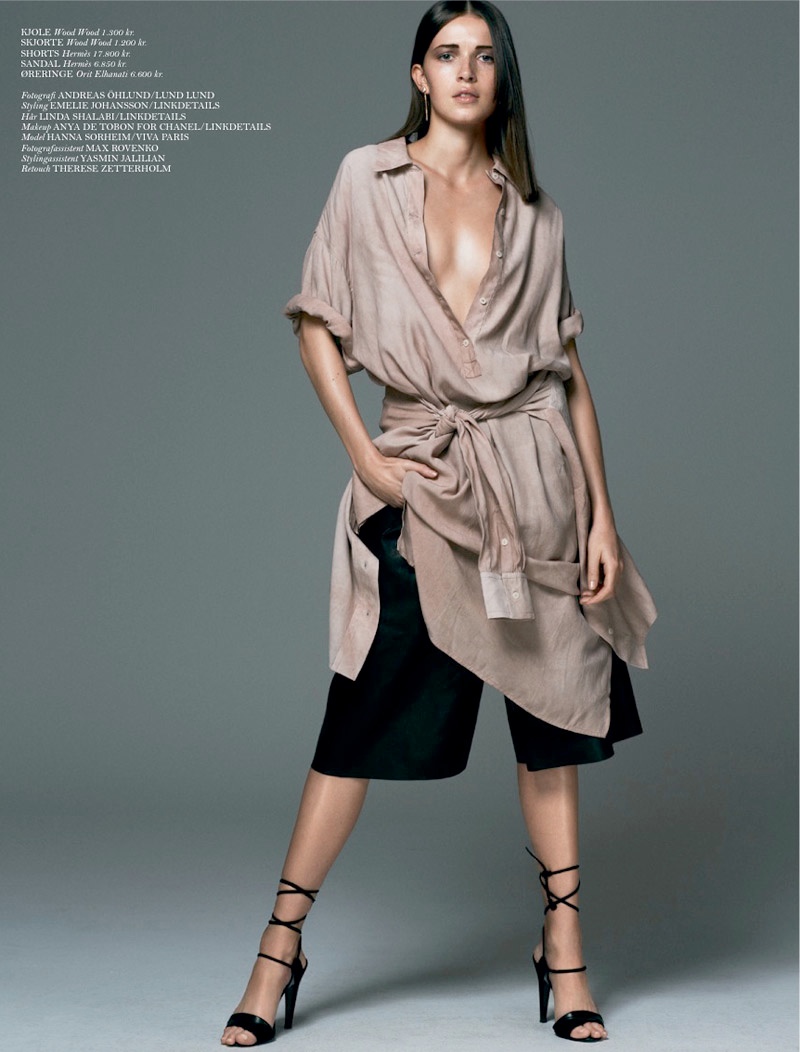 Hanna Sorheim Models for Andreas Öhlund in Cover Magazine Shoot ...