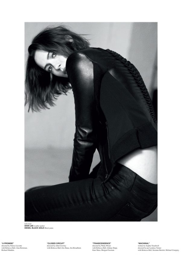 Rebecca Hall Poses For Blossom Berkofsky In Crash Magazine Fashion Gone Rogue 