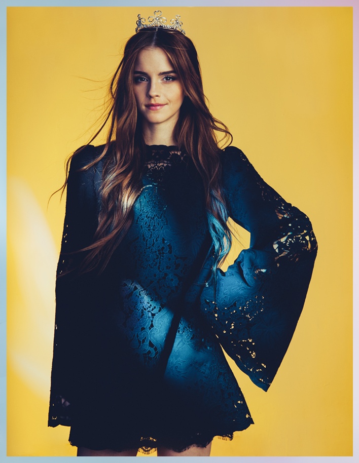 Emma Chamberlain in Louis Vuitton X Fornasetti in V Magazine