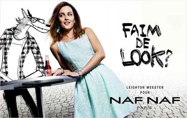 Leighton Meester for Naf Naf Spring 2014 Campaign