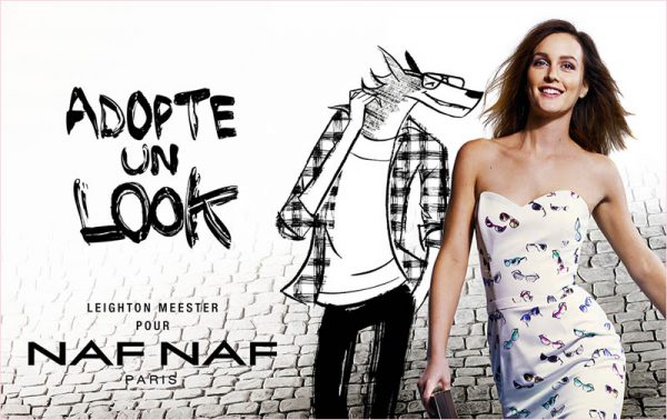 Leighton Meester for Naf Naf Spring 2014 Campaign