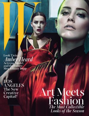 Amber Heard Models Lingerie Looks for W Magazine Cover Story – Fashion ...