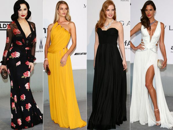 2014 amfAR Gala at Cannes: Jessica Chastain, Alessandra Ambrosio, Dita ...