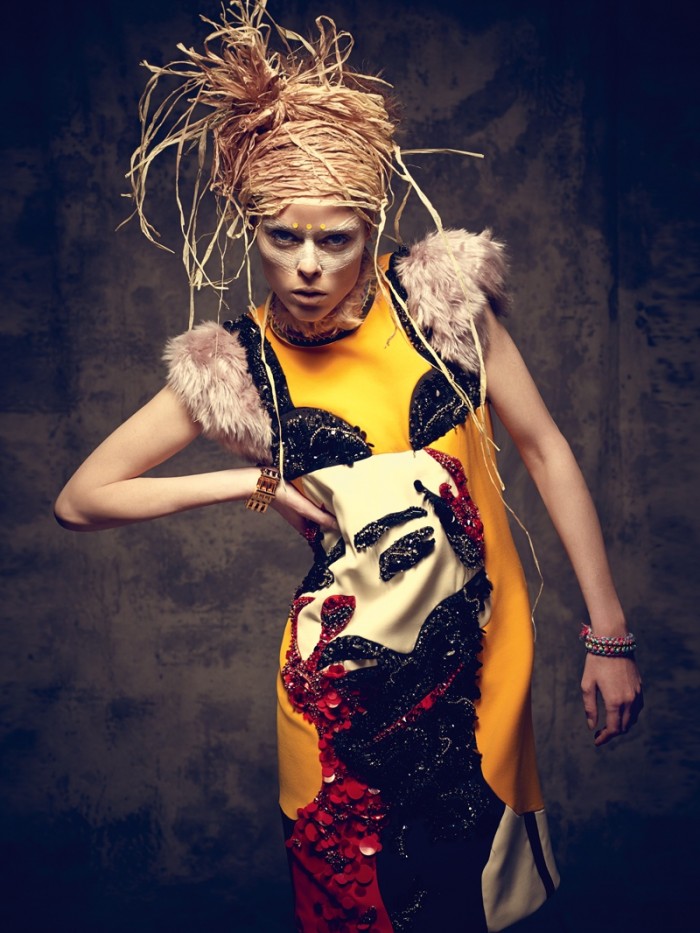 Coco Rocha Gets Wild for Harper’s Bazaar Mexico Cover Shoot – Fashion ...