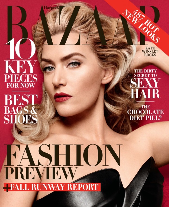 Kate Winslet Covers Harper’s Bazaar, Says She’s Excited to Turn 40 ...