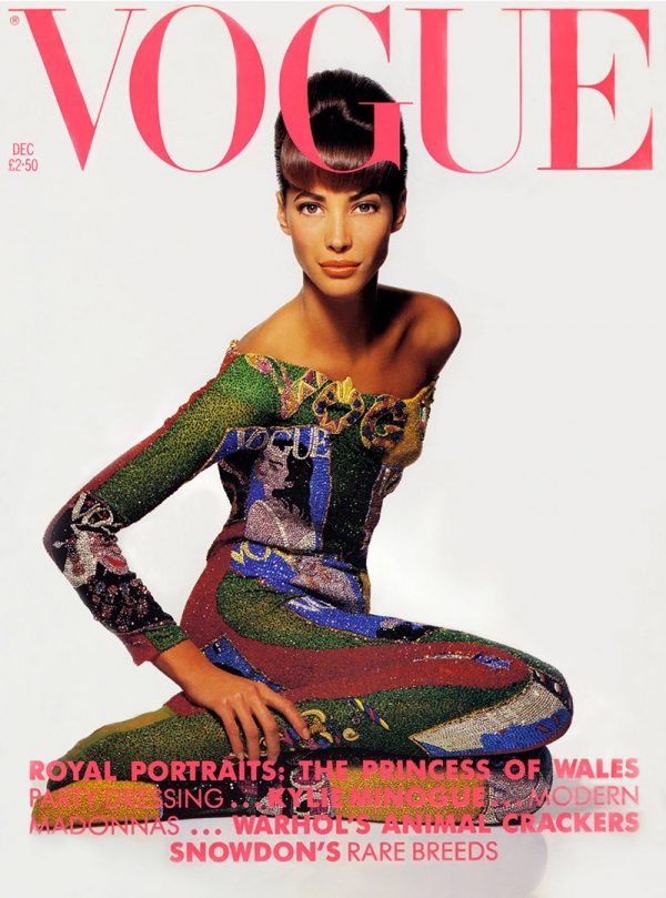 Christy Turlington Vogue UK Cover Photos