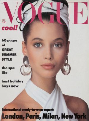 Christy Turlington Vogue UK Cover Photos