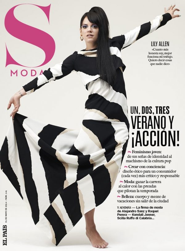 Lily Allen Rocks 90s Style For S Moda Cover Story 