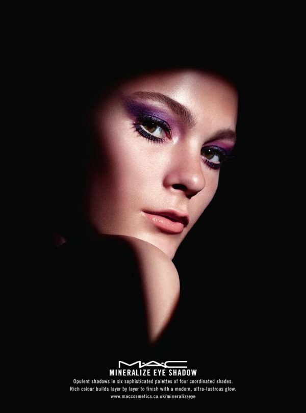 Irina Kulikova Gets Glossy in MAC Cosmetics' Mineralize Ads Fashion