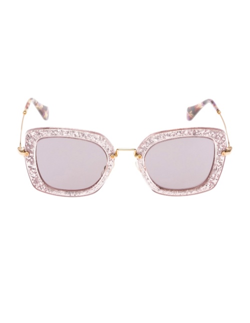 Miu Miu Glitter Sunglasses Collection