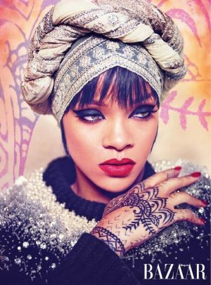 Rihanna Keeps it Covered for Harper’s Bazaar Arabia Shoot – Fashion ...