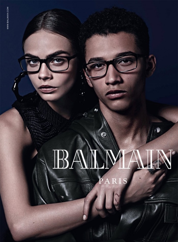 Balmain Fall Eyewear Campaign Images with Cara Delevingne & Jourdan ...