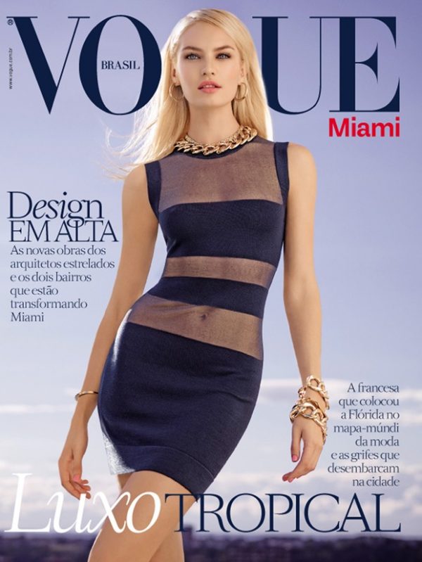 Candice Swanepoel Covers Special Miami Edition of Vogue Brazil ...