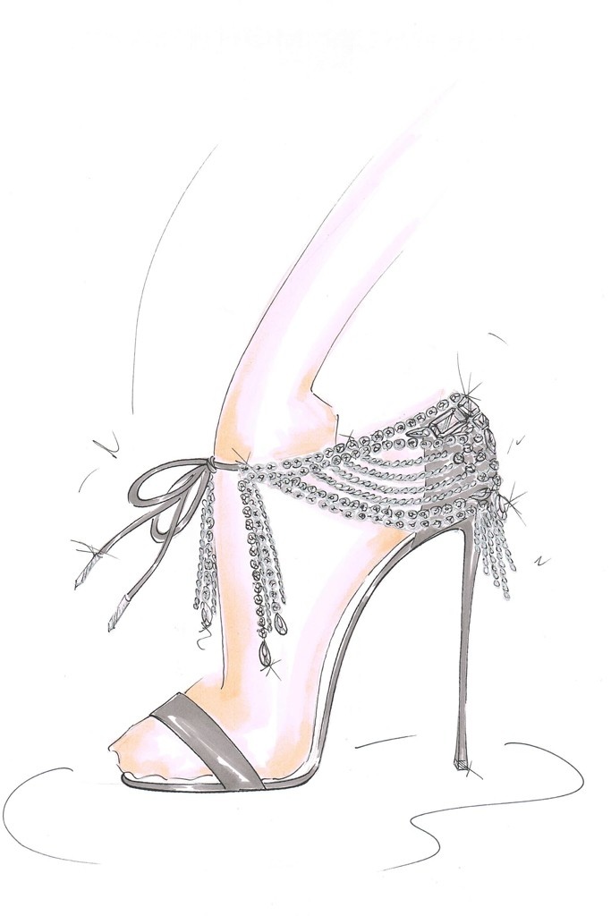 Sketch from collaboration. Image: WWD