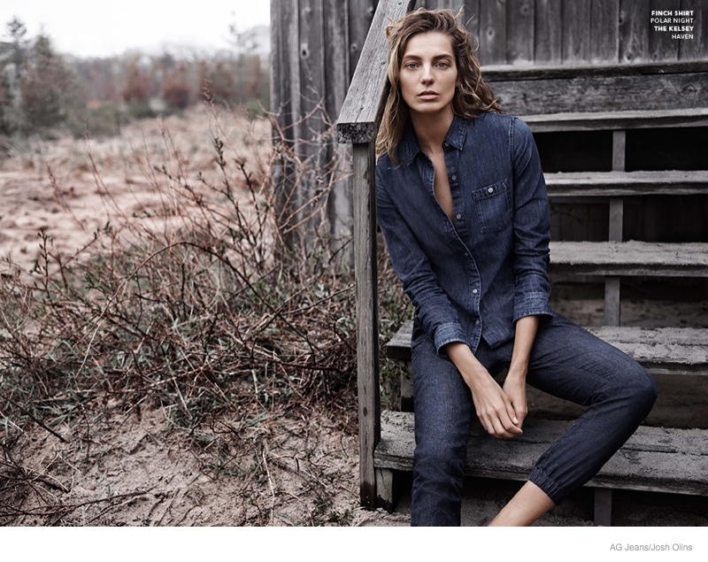 Daria Werbowy Jeans Spring 2016 Campaign | Fashion Rogue