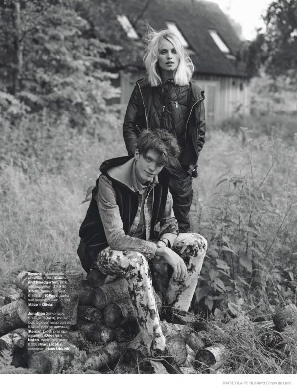 Simone Wears Fall Outerwear Looks in Marie Claire Netherlands ...