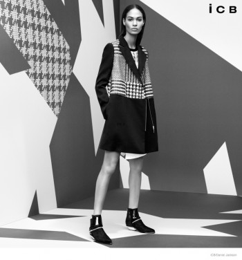 Joan Smalls Wears Graphic Prints for iCB's Fall 2014 Campaign – Fashion ...