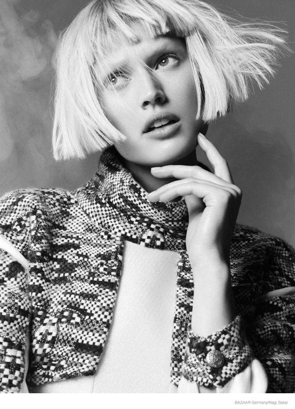 Toni Garrn Rocks Fall Style for Nagi Sakai Shoot in Harper's Bazaar ...