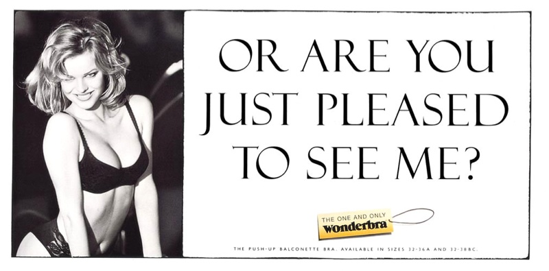 Wonderbra ads 'most eye-catching