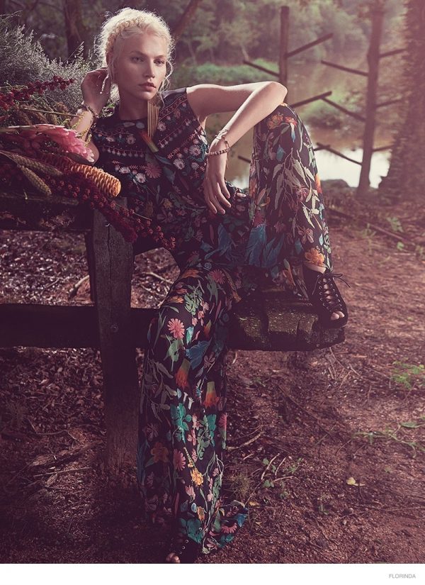 Aline Weber Models Bohemian Style for Florinda Spring 2014 Campaign ...