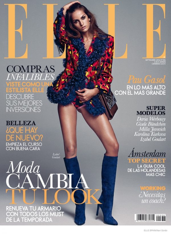 Izabel Goulart Poses for Xavi Gordo in Elle Spain Cover Shoot – Fashion ...