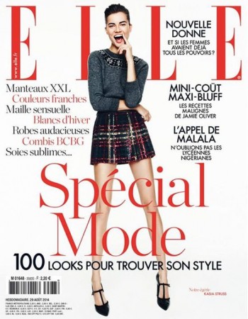Kasia Struss Models the Fall Collections for Nagi Sakai in Elle France ...