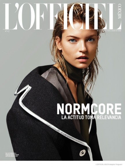 Martha Hunt in Normcore Style for L’Officiel Mexico Cover Shoot ...