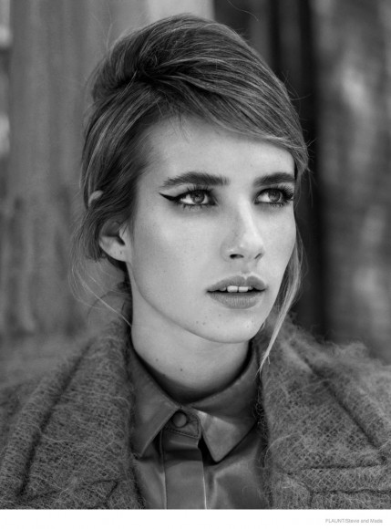 Emma Roberts Wears 60s Style for Flaunt by Stevie and Mada – Fashion ...