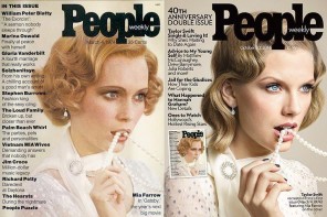 Taylor Swift Recreates Mia Farrow Cover for People Magazine – Fashion ...