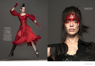 Amanda Wellsh Wears Red Style for Vogue Netherlands by Ishi – Fashion ...