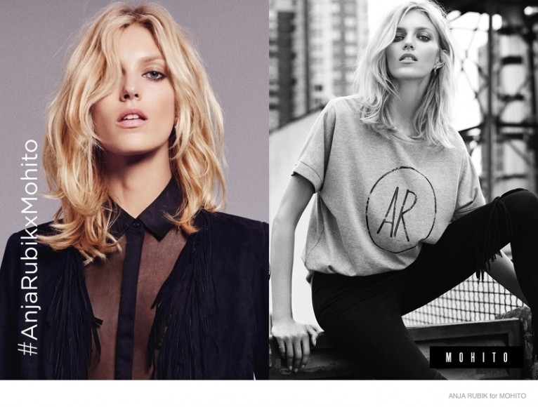 Anja Rubik Poses for Her Mohito Clothing Collaboration – Fashion Gone Rogue