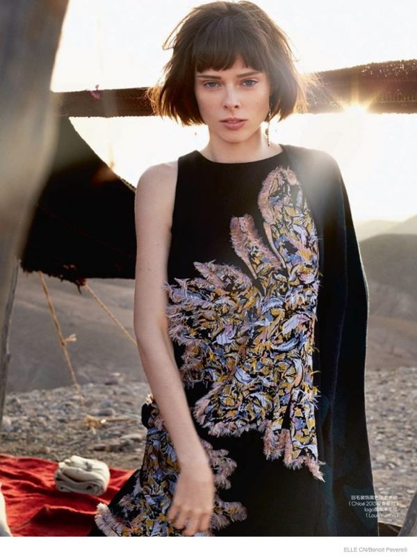 Coco Rocha Models Resort Fashions for Cover Story of Elle China ...