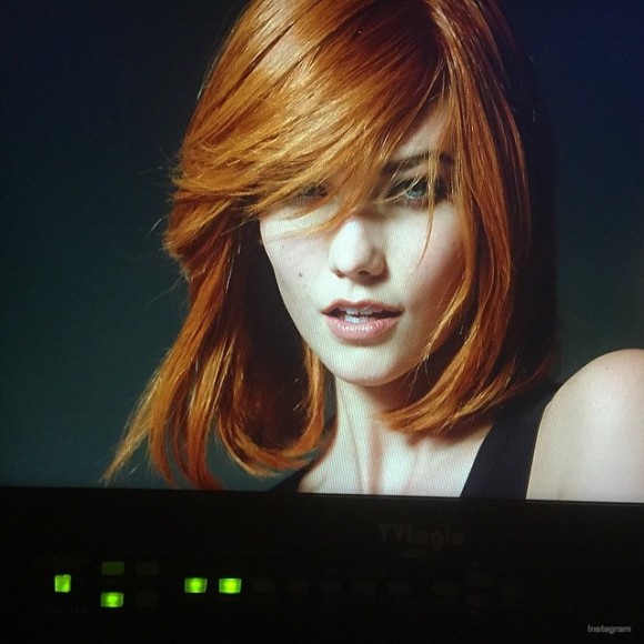 Karlie Kloss, Barbara Palvin with Red Hair for L'Oreal