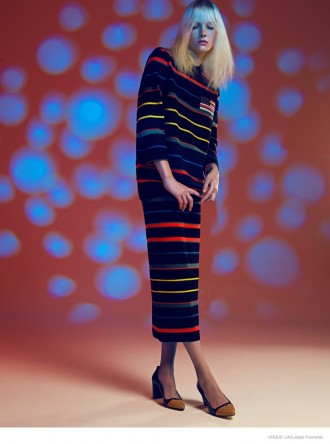 Maja Salamon Wears Winter Trends for Vogue Ukraine – Fashion Gone Rogue