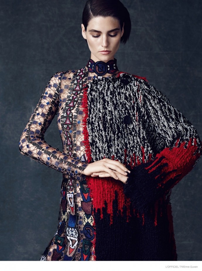 Manon Leloup Enchants in L’Officiel Turkey by Emre Guven – Fashion Gone ...