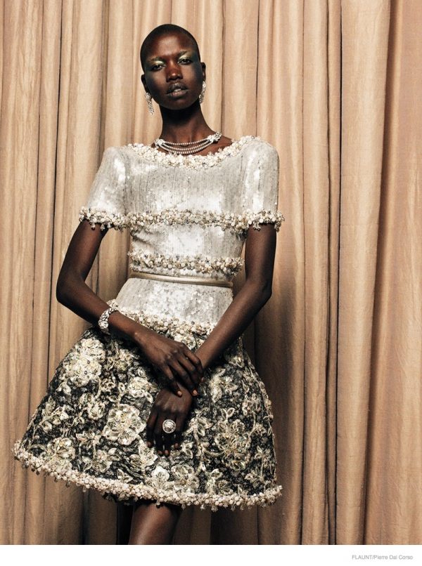 Nykhor Paul Wears Haute Couture for Flaunt by Pierre dal Corso ...