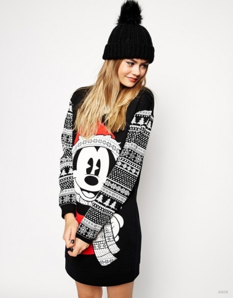 disney christmas sweater dress