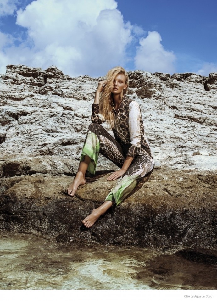 Caroline Trentini Hits the Beach for C&A by Agua de Coco Ads – Fashion ...