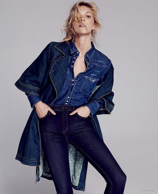 Anja Rubik Takes it Easy in Free People's Resort 2015 Collection ...