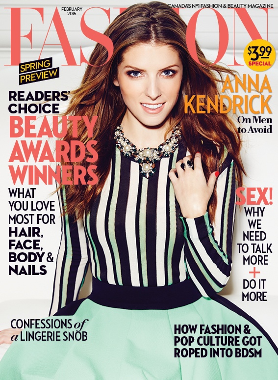 Anna Kendrick Covers FASHION Magazine, Talks 